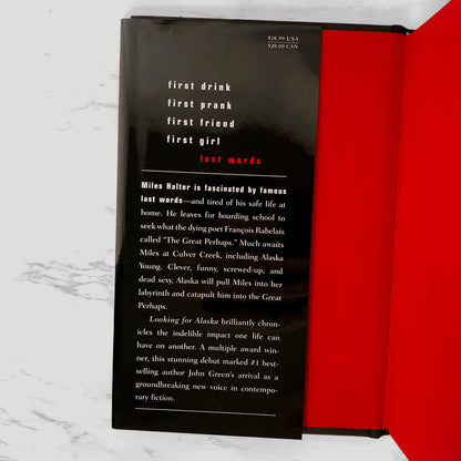 Looking For Alaska by John Green SIGNED! [FIRST EDITION] 2005 • Dutton Books