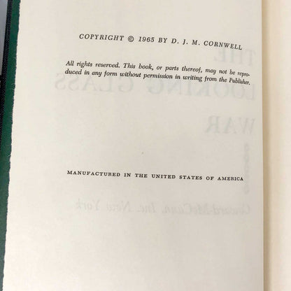 The Looking Glass War by John Le Carré [1965 HARDCOVER] • Coward Mccann