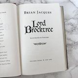 Lord Brocktree by Brian Jacques (FIRST PRINTING) - Bookshop Apocalypse