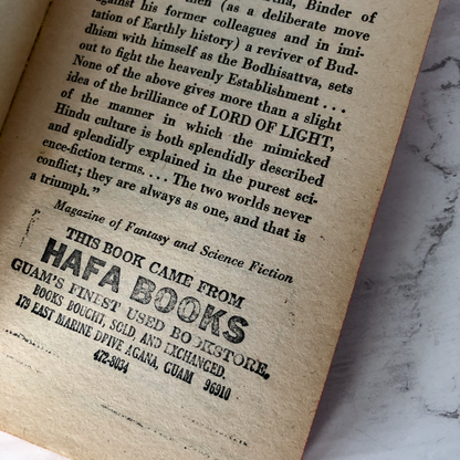 Lord of Light by Roger Zelazny - Bookshop Apocalypse