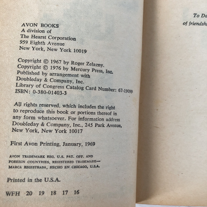 Lord of Light by Roger Zelazny - Bookshop Apocalypse