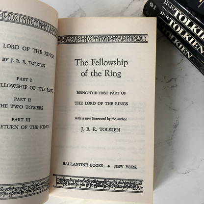 The Lord of the Rings & The Hobbit by J.R.R. Tolkien [FOUR PAPERBACK SET] - Bookshop Apocalypse