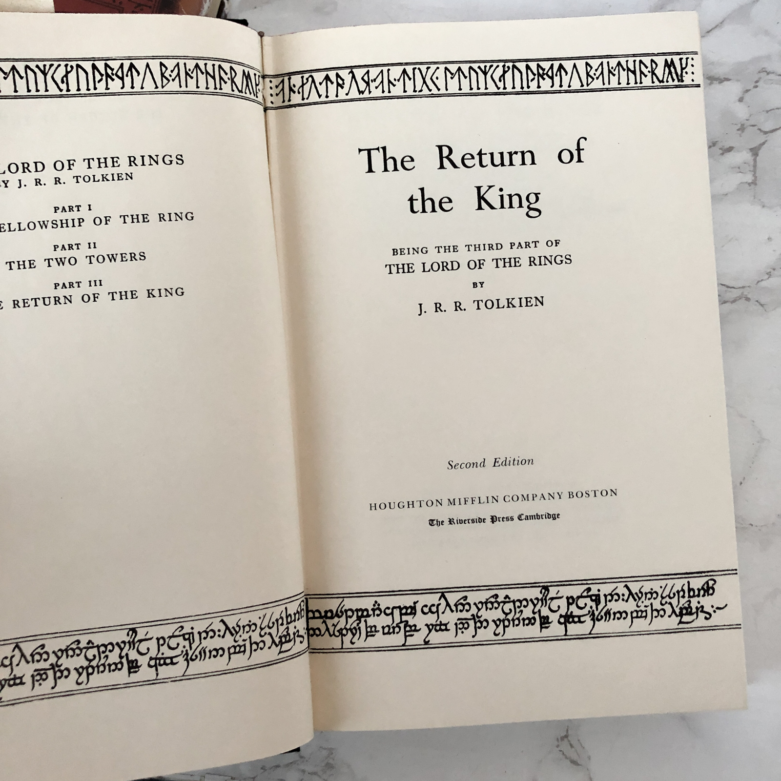 The Lord of the Rings Trilogy by JRR Tolkien [1965 HARDCOVER BOX SET] - Bookshop Apocalypse