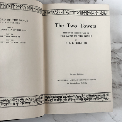 The Lord of the Rings Trilogy by JRR Tolkien [1965 HARDCOVER BOX SET] - Bookshop Apocalypse