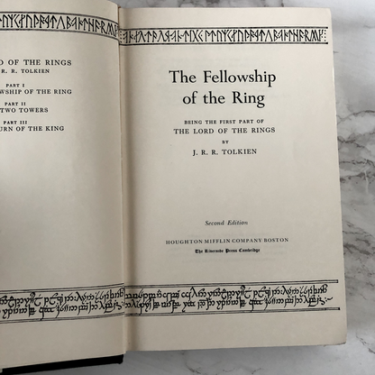 The Lord of the Rings Trilogy by JRR Tolkien [1965 HARDCOVER BOX SET] - Bookshop Apocalypse