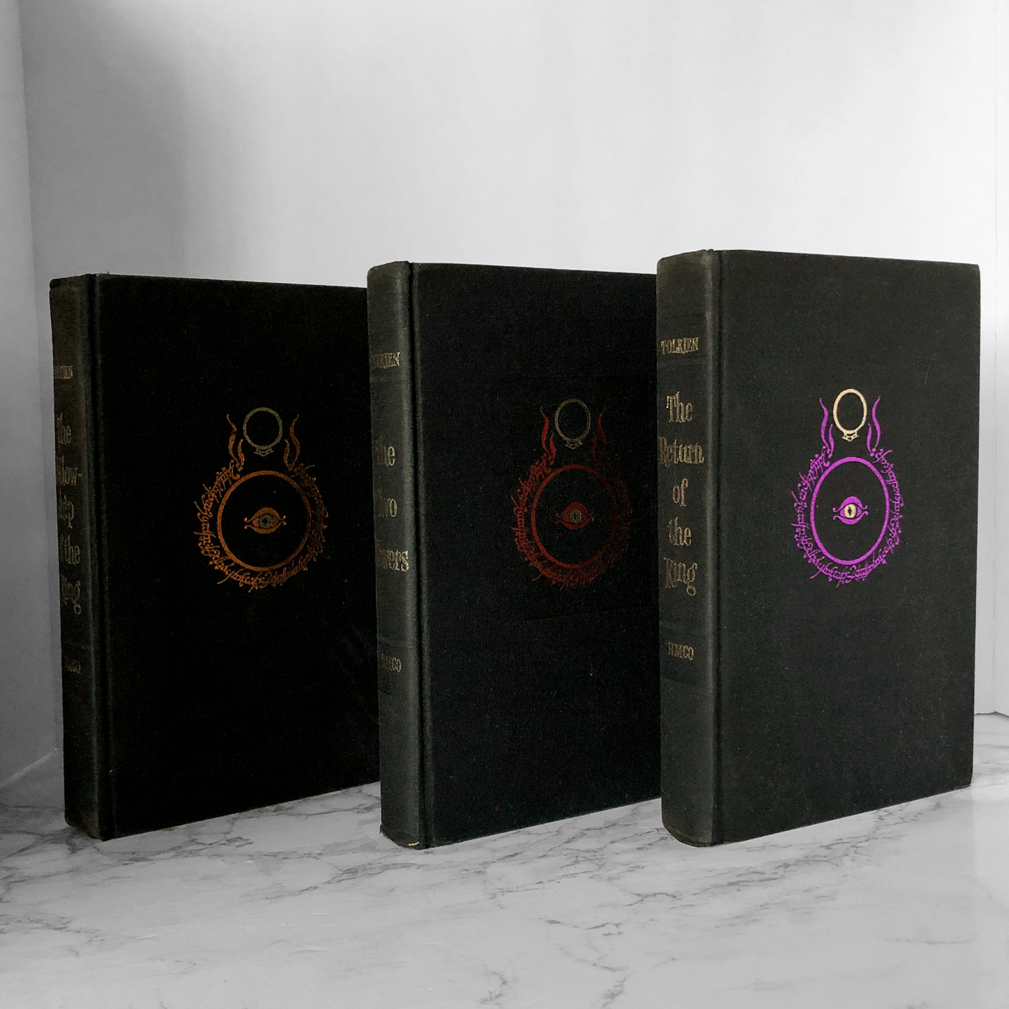 The Lord of the Rings Trilogy by JRR Tolkien [1965 HARDCOVER BOX SET] - Bookshop Apocalypse