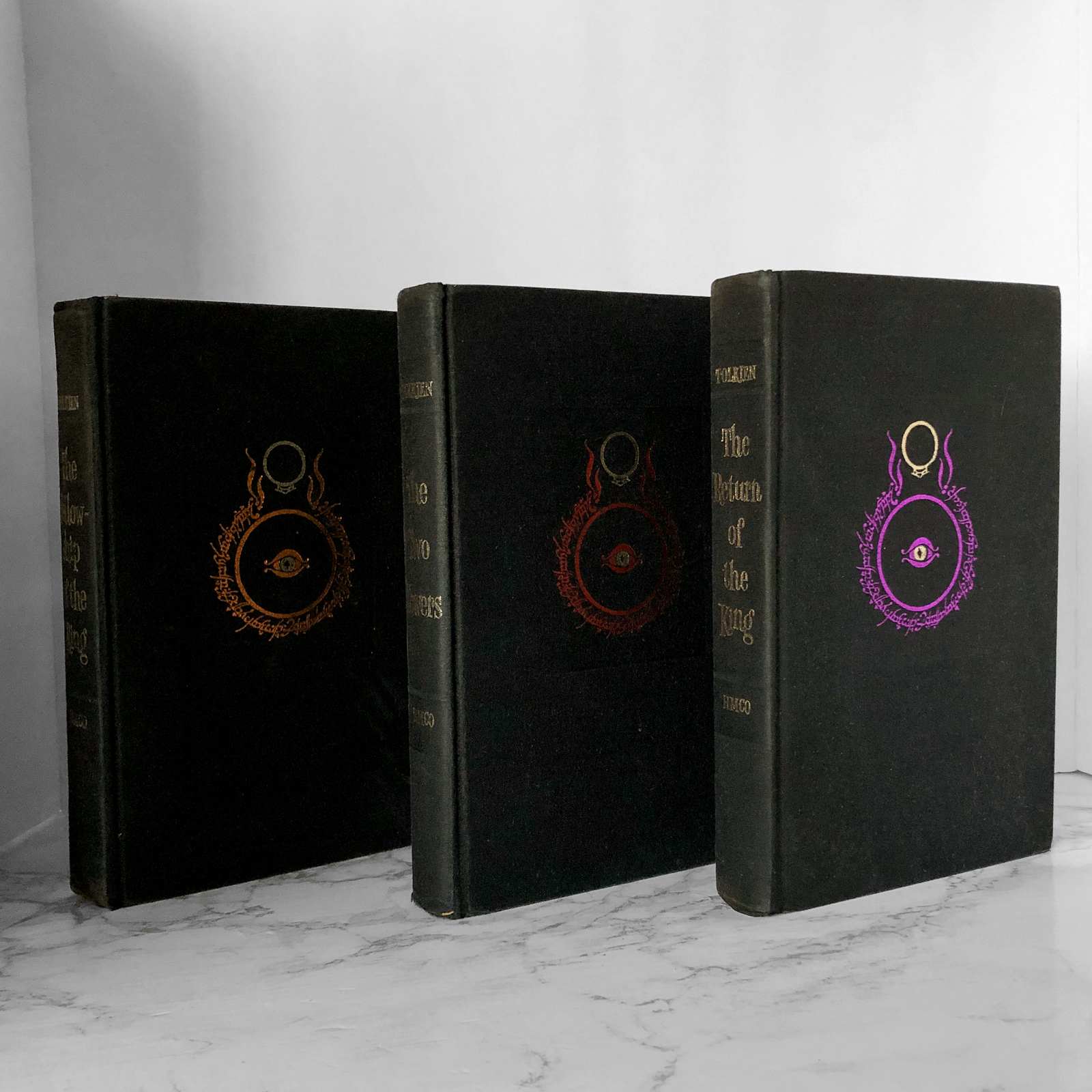 The Lord of the Rings Trilogy by JRR Tolkien [1965 HARDCOVER BOX SET] - Bookshop Apocalypse