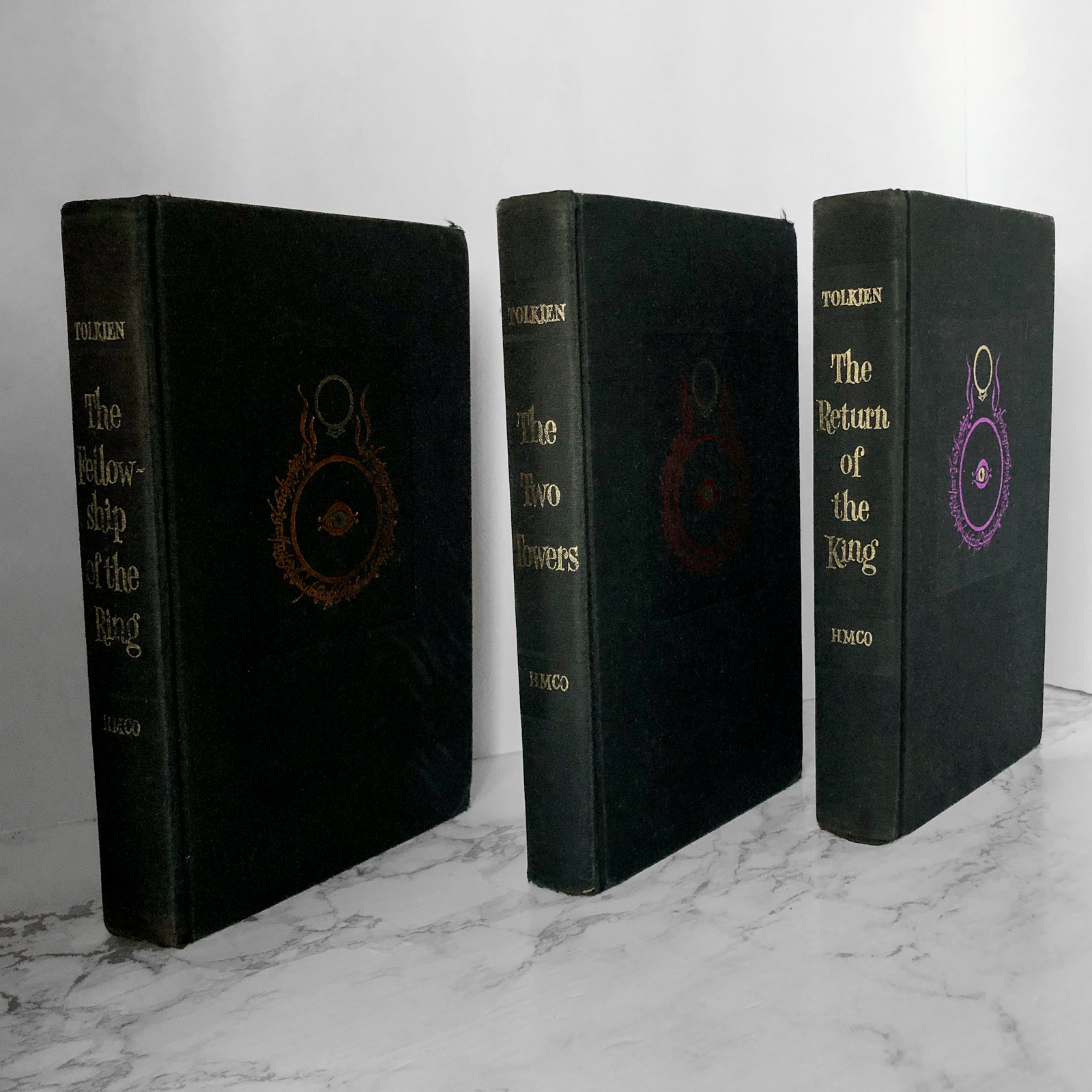The Lord of the Rings Trilogy by JRR Tolkien [1965 HARDCOVER BOX SET] - Bookshop Apocalypse