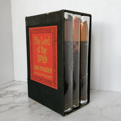 The Lord of the Rings Trilogy by JRR Tolkien [1965 HARDCOVER BOX SET] - Bookshop Apocalypse