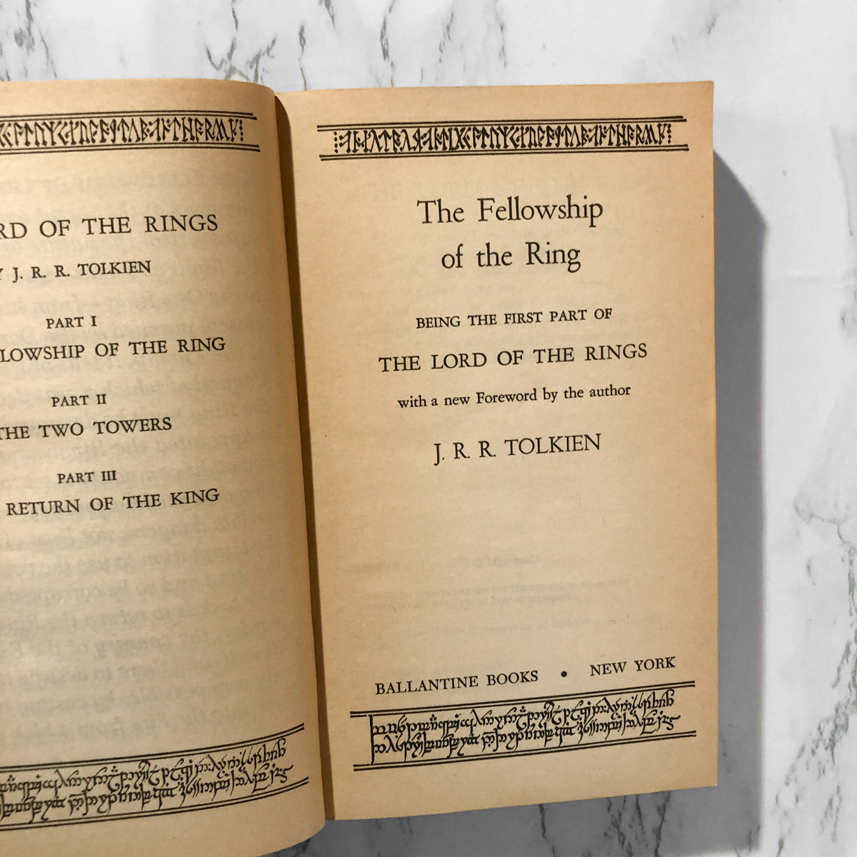 The Fellowship of the Ring by J.R.R. Tolkien [1965 PAPERBACK] - Bookshop Apocalypse