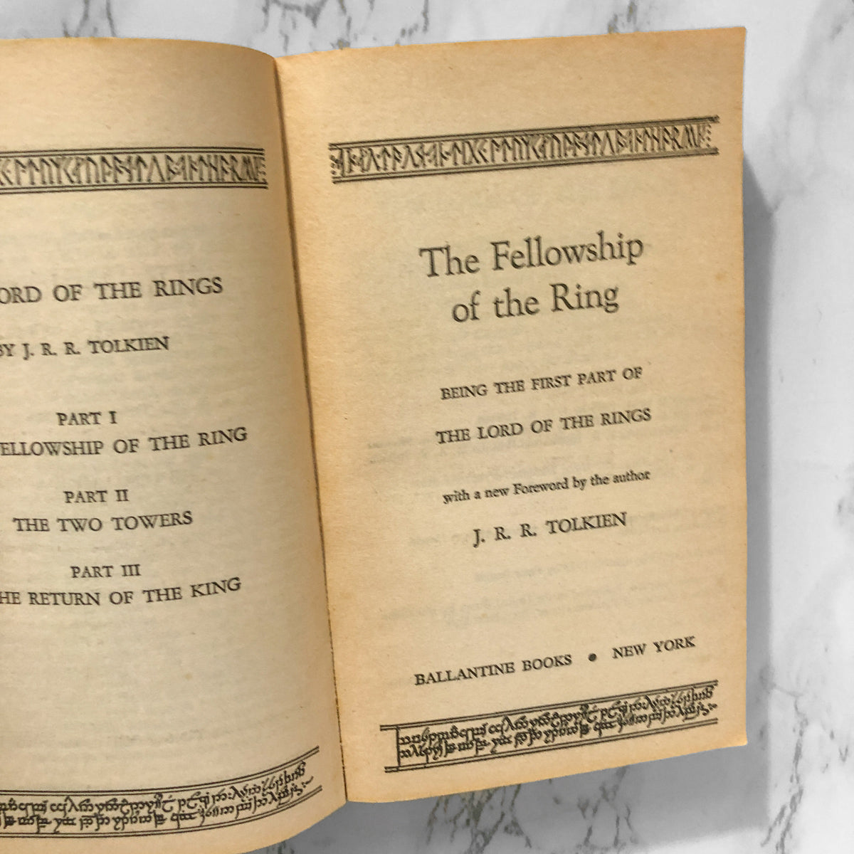 The Fellowship of the Ring by J.R.R. Tolkien [1986 PAPERBACK] - Bookshop Apocalypse