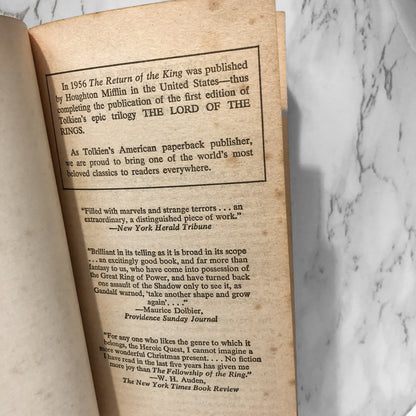 The Fellowship of the Ring by J.R.R. Tolkien [1986 PAPERBACK] - Bookshop Apocalypse