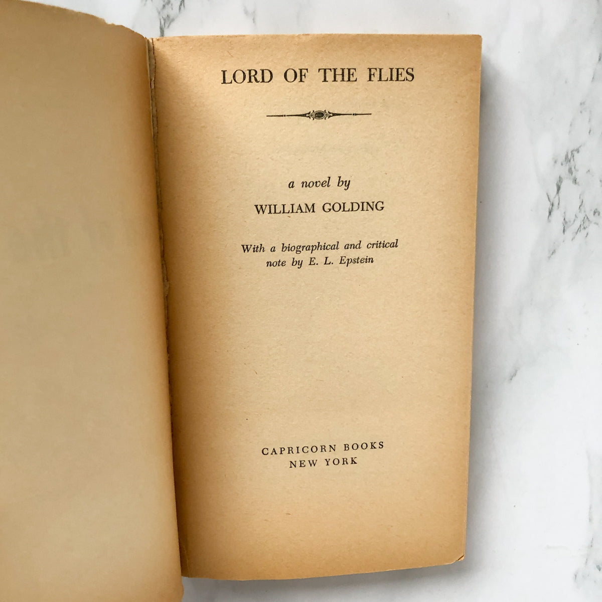 Lord of the Flies by William Golding [1959 PAPERBACK] - Bookshop Apocalypse