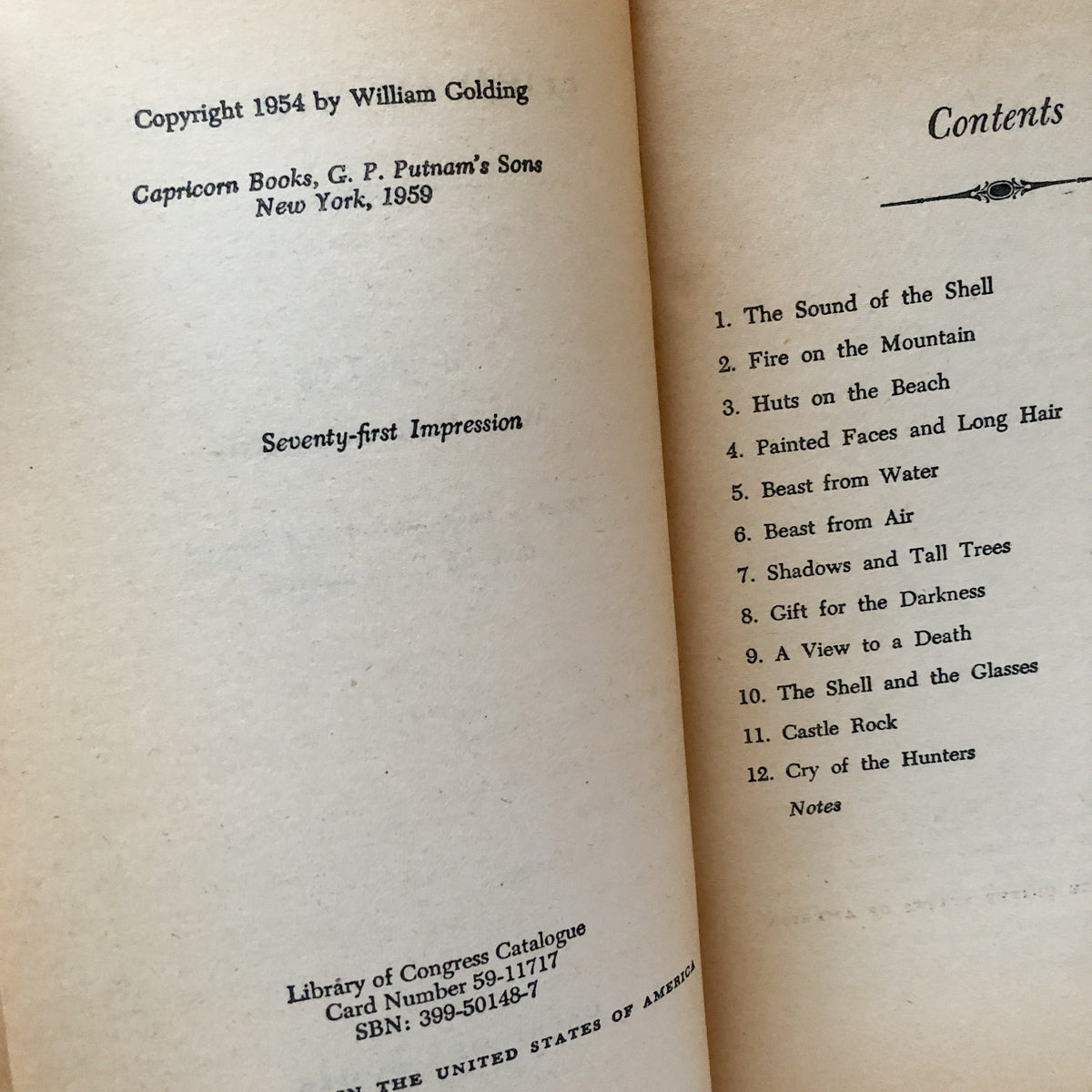 Lord of the Flies by William Golding [1959 PAPERBACK] - Bookshop Apocalypse