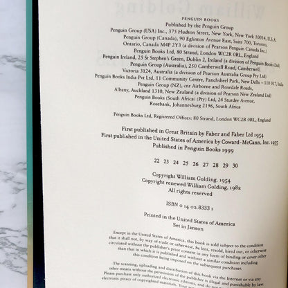 Lord of the Flies by William Golding [DELUXE EDITION PAPERBACK / 1999]