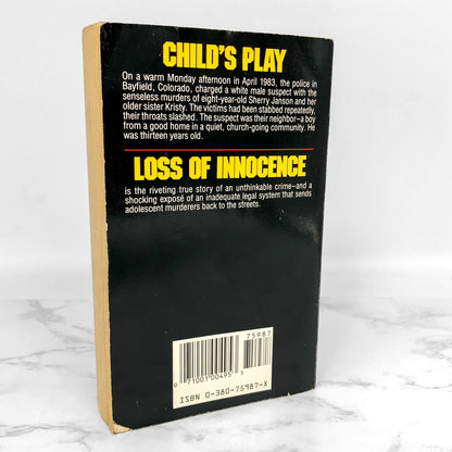 Loss of Innocence: A True Story of Juvenile Murder by Eric J. Adams SIGNED! [FIRST EDITION] 1991 • Avon True Crime