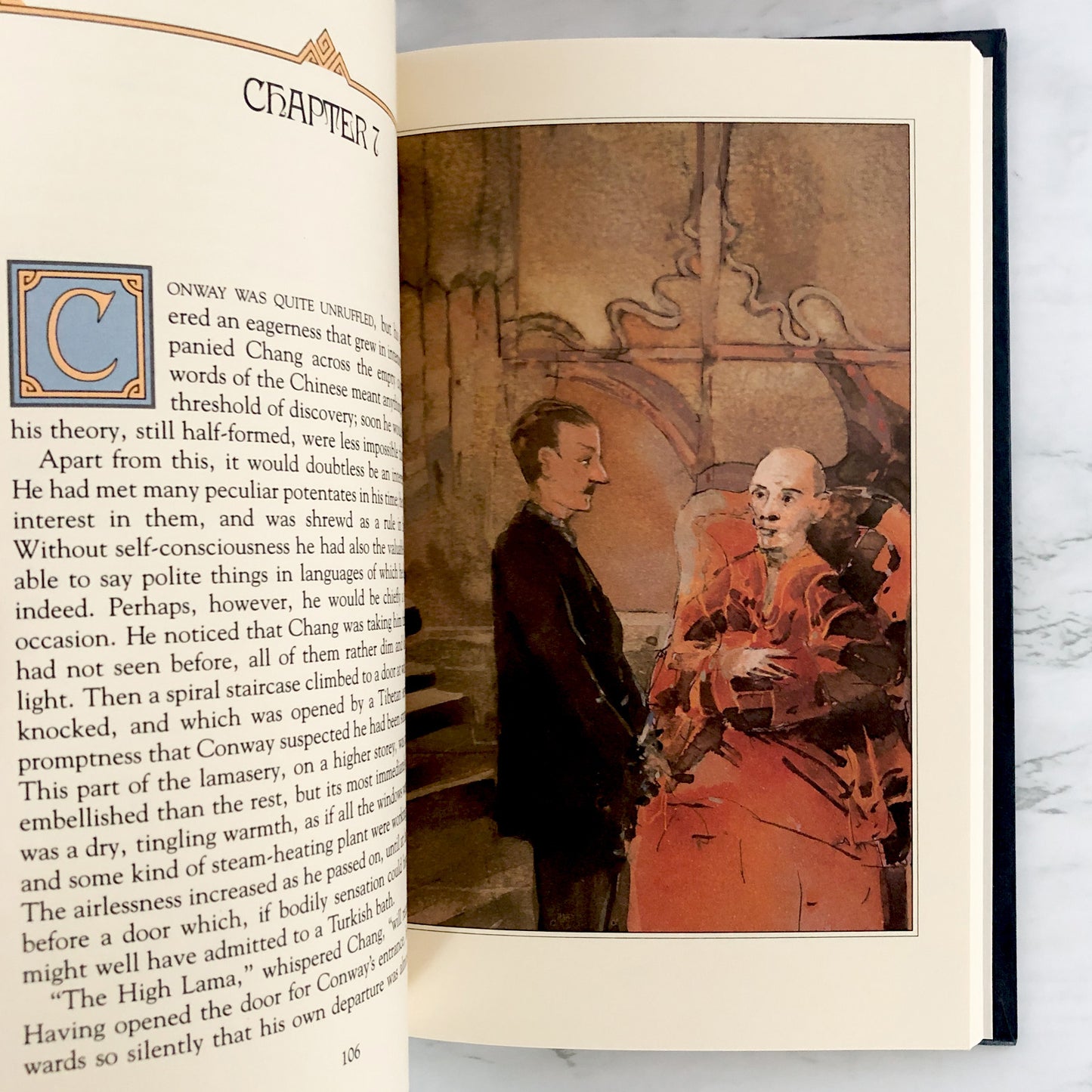 Lost Horizon by James Hilton [ILLUSTRATED HARDCOVER / 1990]