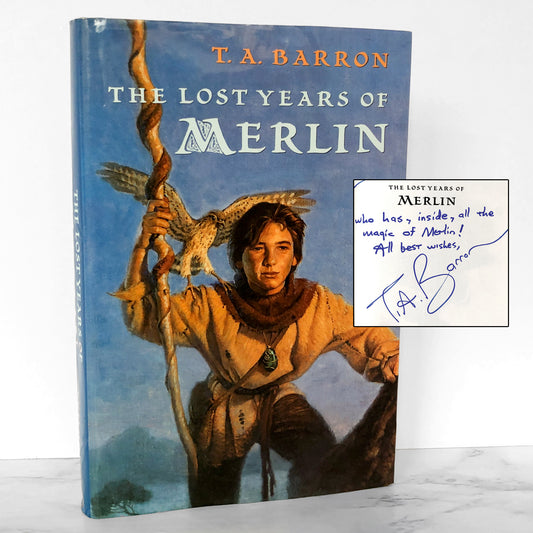 The Lost Years of Merlin by T.A Barron SIGNED! [FIRST EDITION] 1996