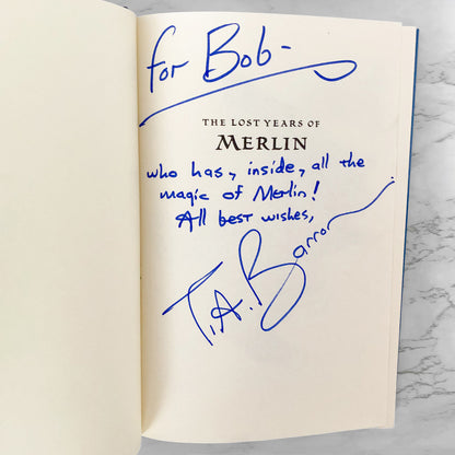 The Lost Years of Merlin by T.A Barron SIGNED! [FIRST EDITION] 1996