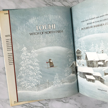 Louhi: Witch of North Farm by Toni de Gerez & Barbara Cooney [FIRST EDITION / 1986] - Bookshop Apocalypse