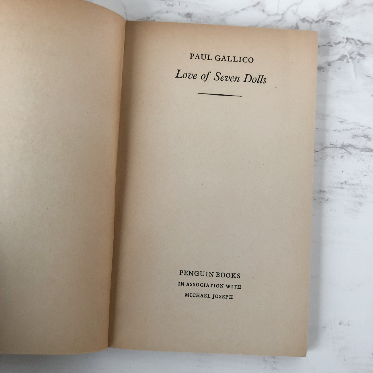 Love of Seven Dolls by Paul Gallico - Bookshop Apocalypse