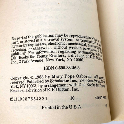 Love Always, Blue by Mary Pope Osborne [FIRST EDITION PAPERBACK] 1983 • Point