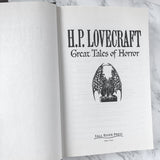 Great Tales of Horror by H.P. Lovecraft [HARDCOVER ANTHOLOGY] - Bookshop Apocalypse