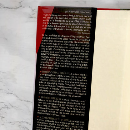 Lovedeath by Dan Simmons SIGNED! [FIRST EDITION / FIRST PRINTING] 1993