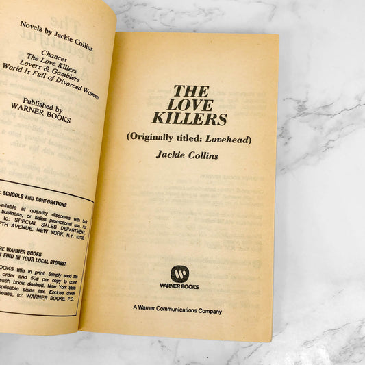 The Love Killers by Jackie Collins [1986 PAPERBACK]