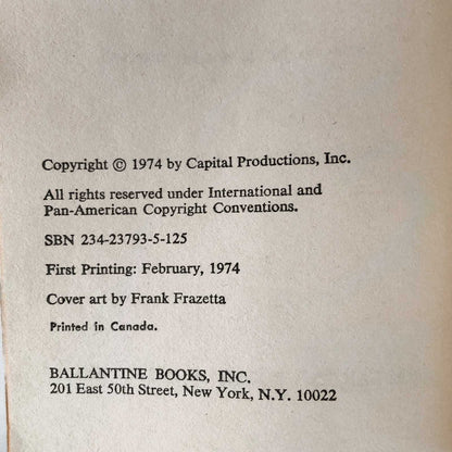 Luana by Alan Dean Foster [1974 MOVIE TIE-IN PAPERBACK]