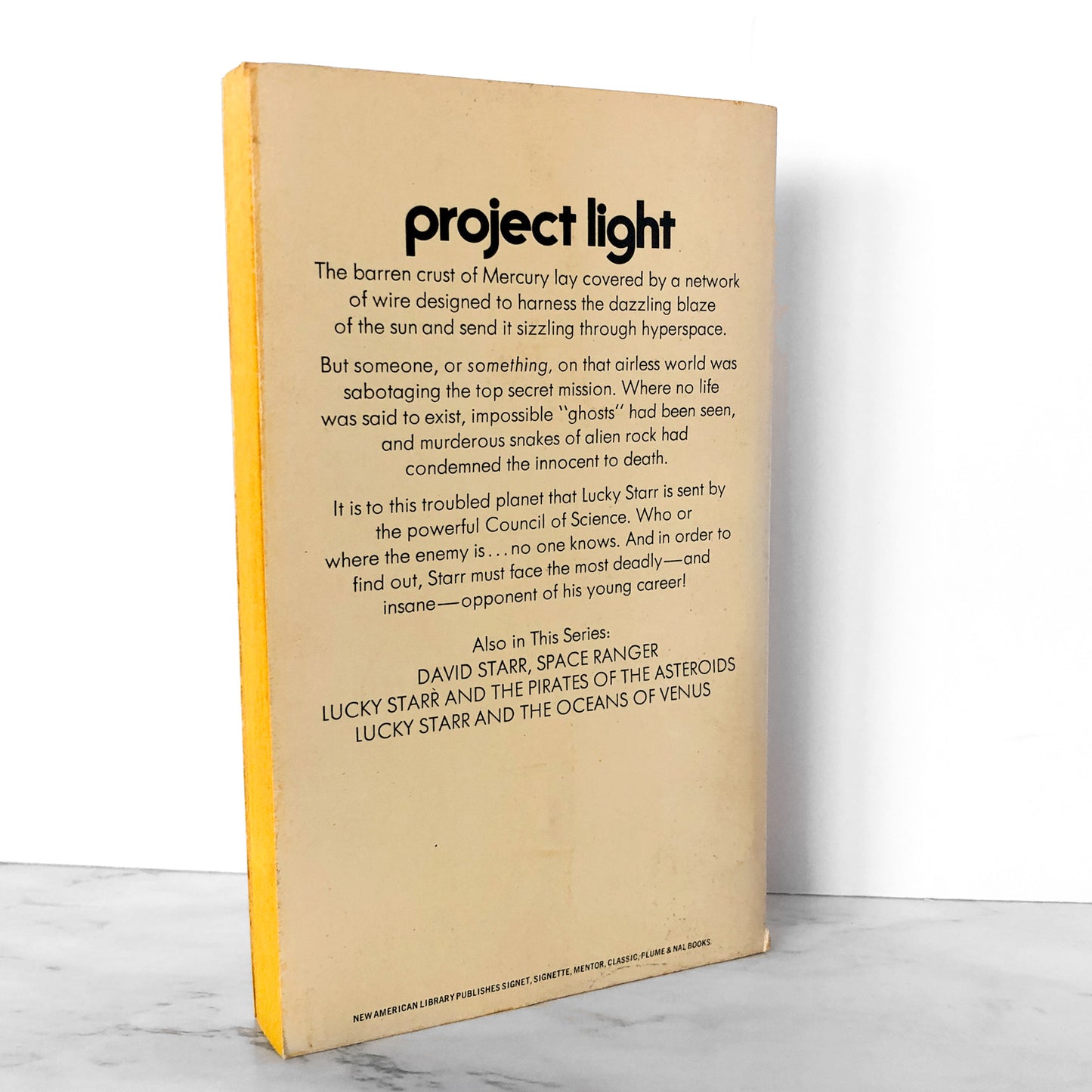 Lucky Starr and the Big Sun of Mercury by Isaac Asimov [1972 PAPERBACK]