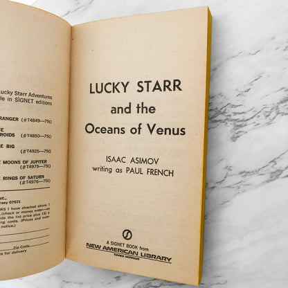 Lucky Starr and the Oceans of Venus by Isaac Asimov [1972 PAPERBACK]