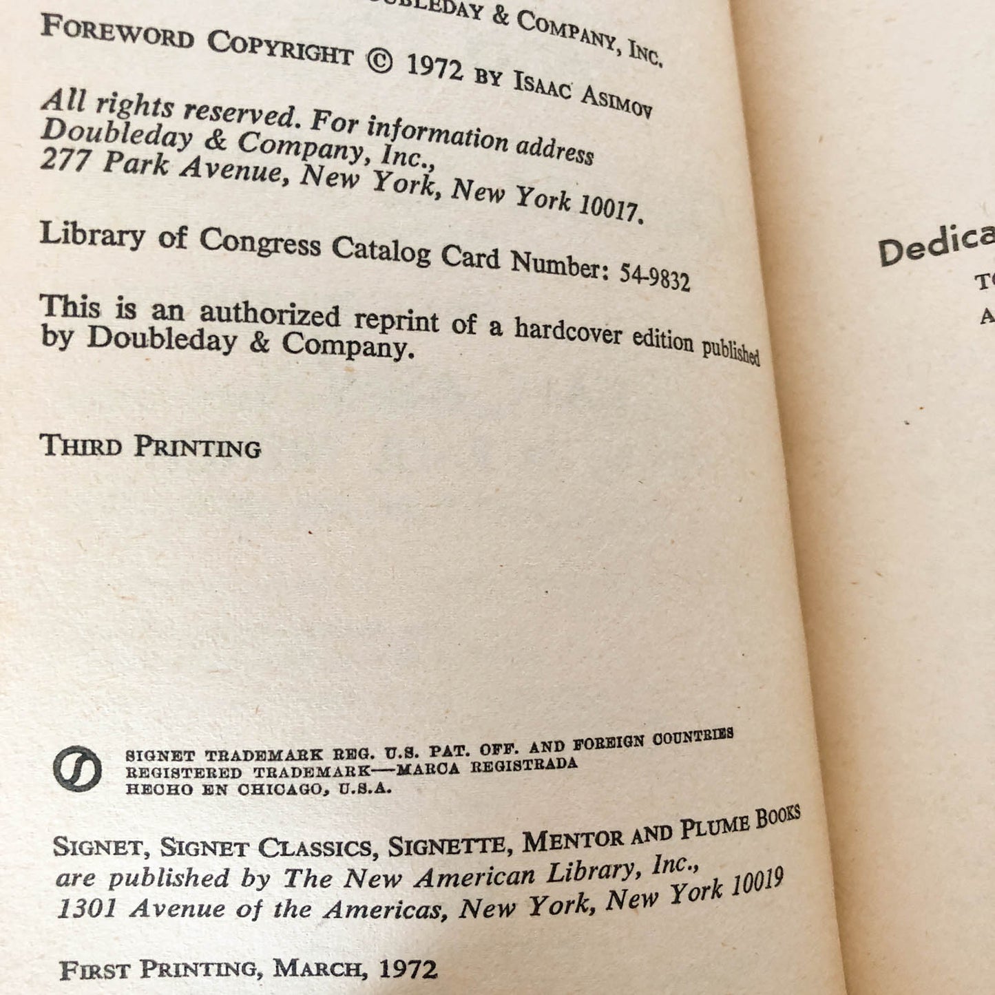 Lucky Starr and the Oceans of Venus by Isaac Asimov [1972 PAPERBACK]
