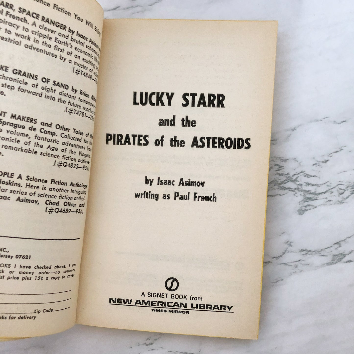 Lucky Starr and the Pirates of the Asteroids by Isaac Asimov [1971 PAPERBACK]