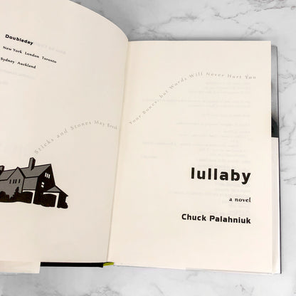 Lullaby by Chuck Palahniuk [FIRST EDITION] 2002