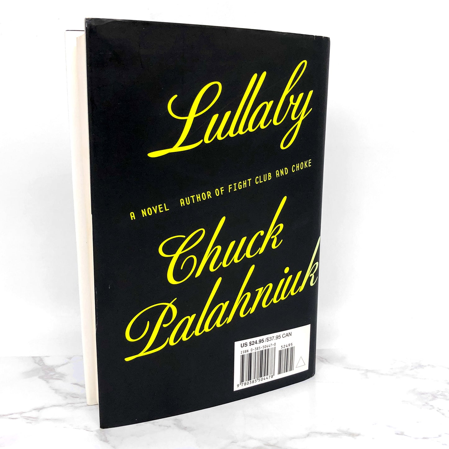 Lullaby by Chuck Palahniuk SIGNED! [FIRST EDITION / FIRST PRINTING] 2002