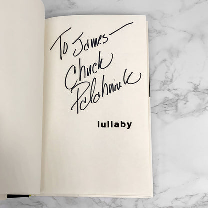 Lullaby by Chuck Palahniuk SIGNED! [FIRST EDITION / FIRST PRINTING] 2002