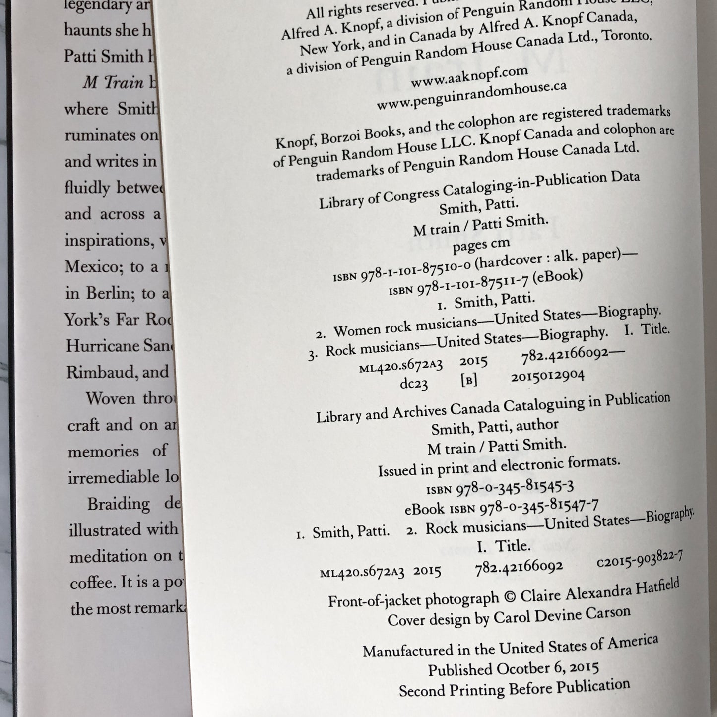 M Train by Patti Smith [FIRST EDITION / 2015] - Bookshop Apocalypse