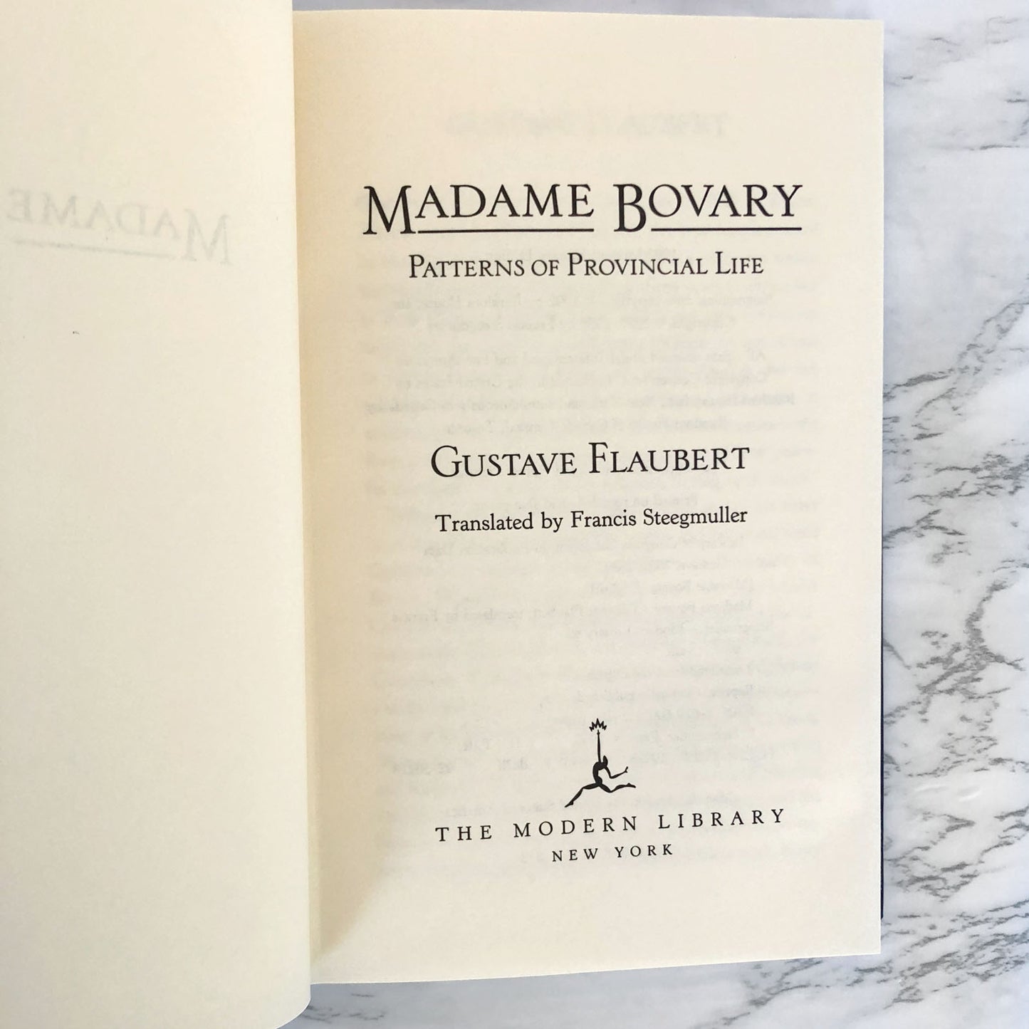 Madame Bovary by Gustave Flaubert [THE MODERN LIBRARY / 1992]