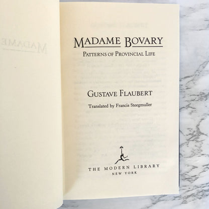 Madame Bovary by Gustave Flaubert [THE MODERN LIBRARY / 1992]