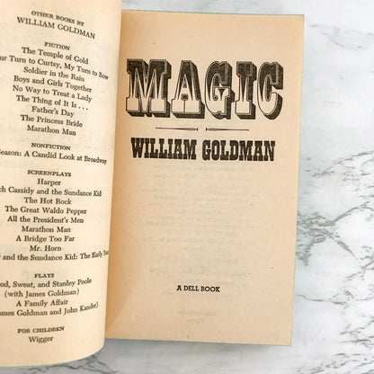 Magic by William Goldman [1978 DELL PAPERBACK]