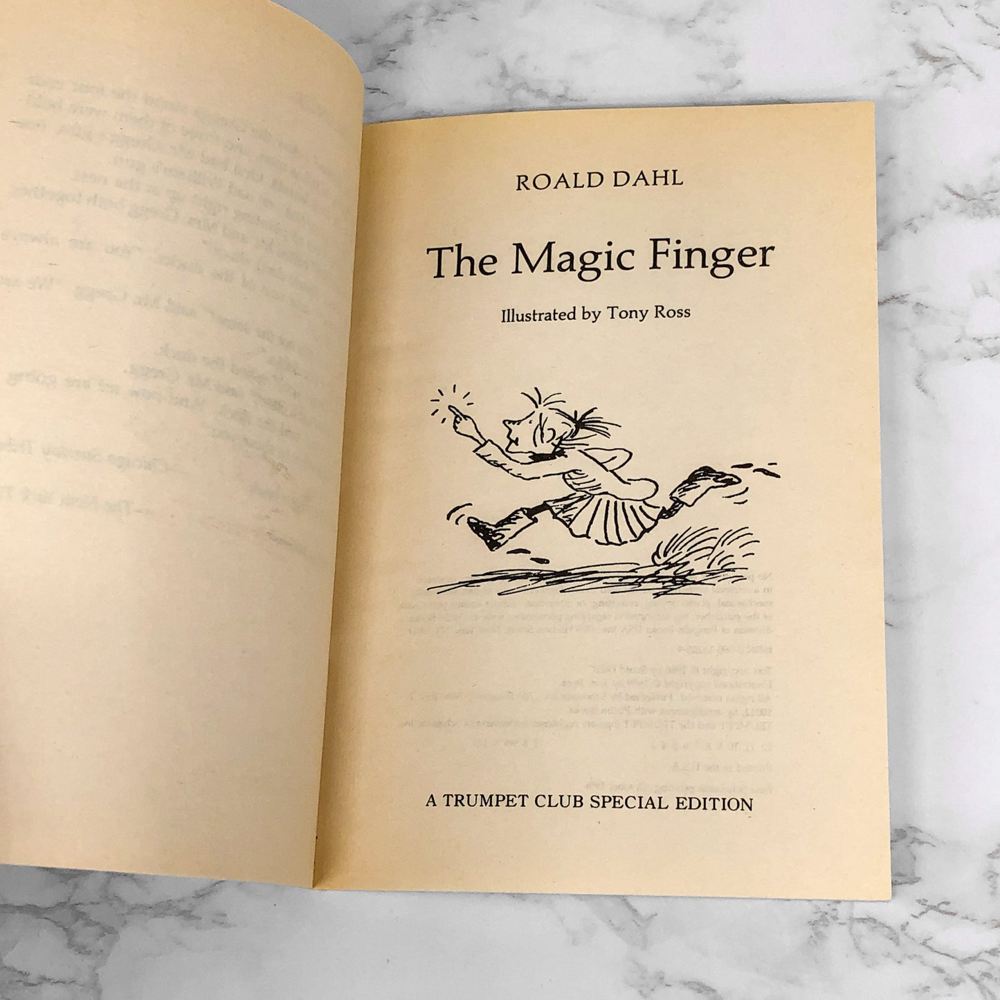 The Magic Finger by Roald Dahl [1996 TRADE PAPERBACK]