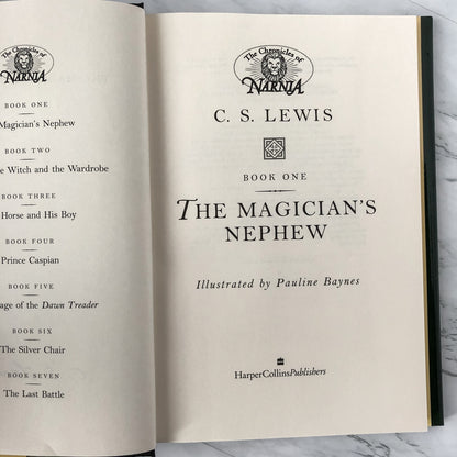 The Magician's Nephew by C.S. Lewis [1994 HARDCOVER / CHRONICLES OF NARNIA] - Bookshop Apocalypse