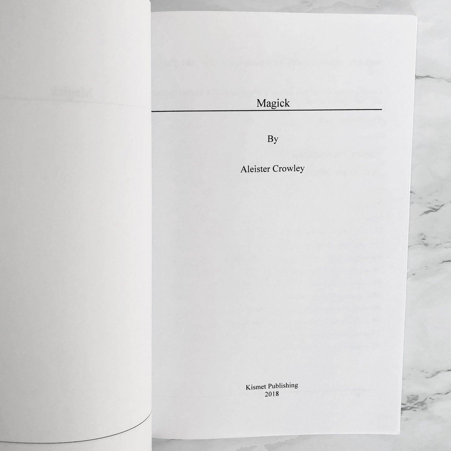 Magick by Aleister Crowley [TRADE PAPERBACK] 2018