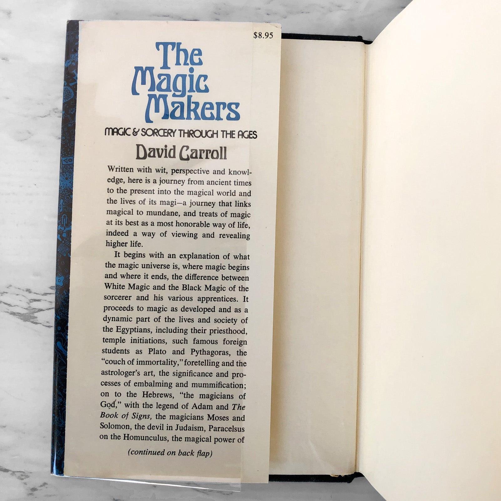 THE MAGIC MAKERS; Magic and Sorcery through the Ages by David Carroll -  First Edition; First Printing - 1974 - from Rare Book Cellar (SKU: 160355)
