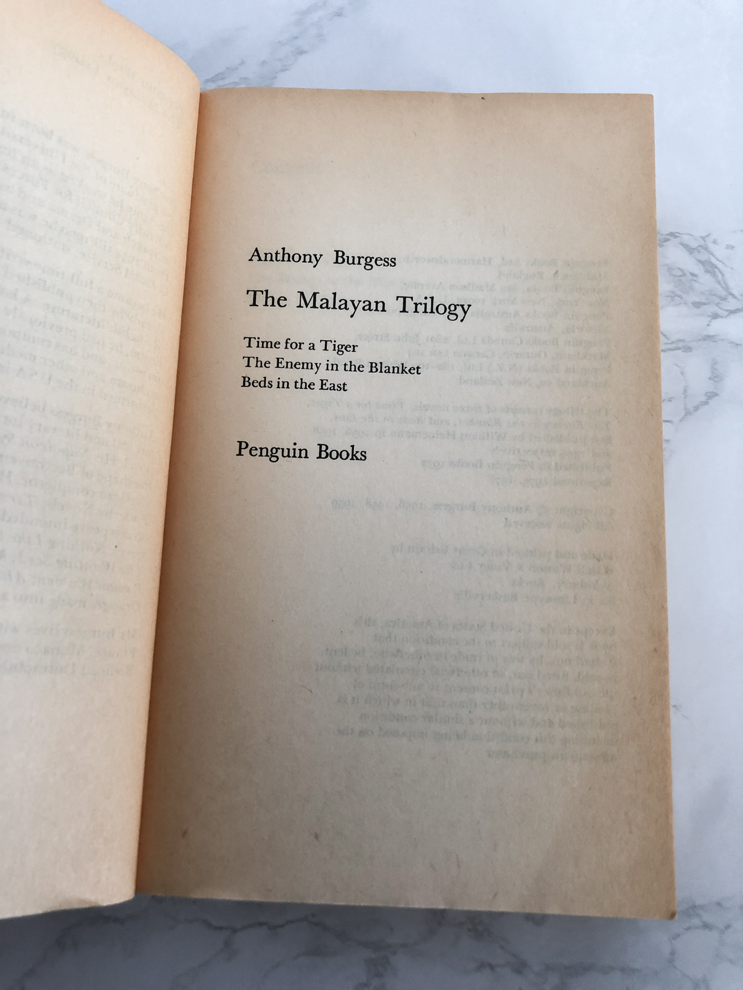 The Malayan Trilogy by Anthony Burgess [1978 PAPERBACK] - Bookshop Apocalypse