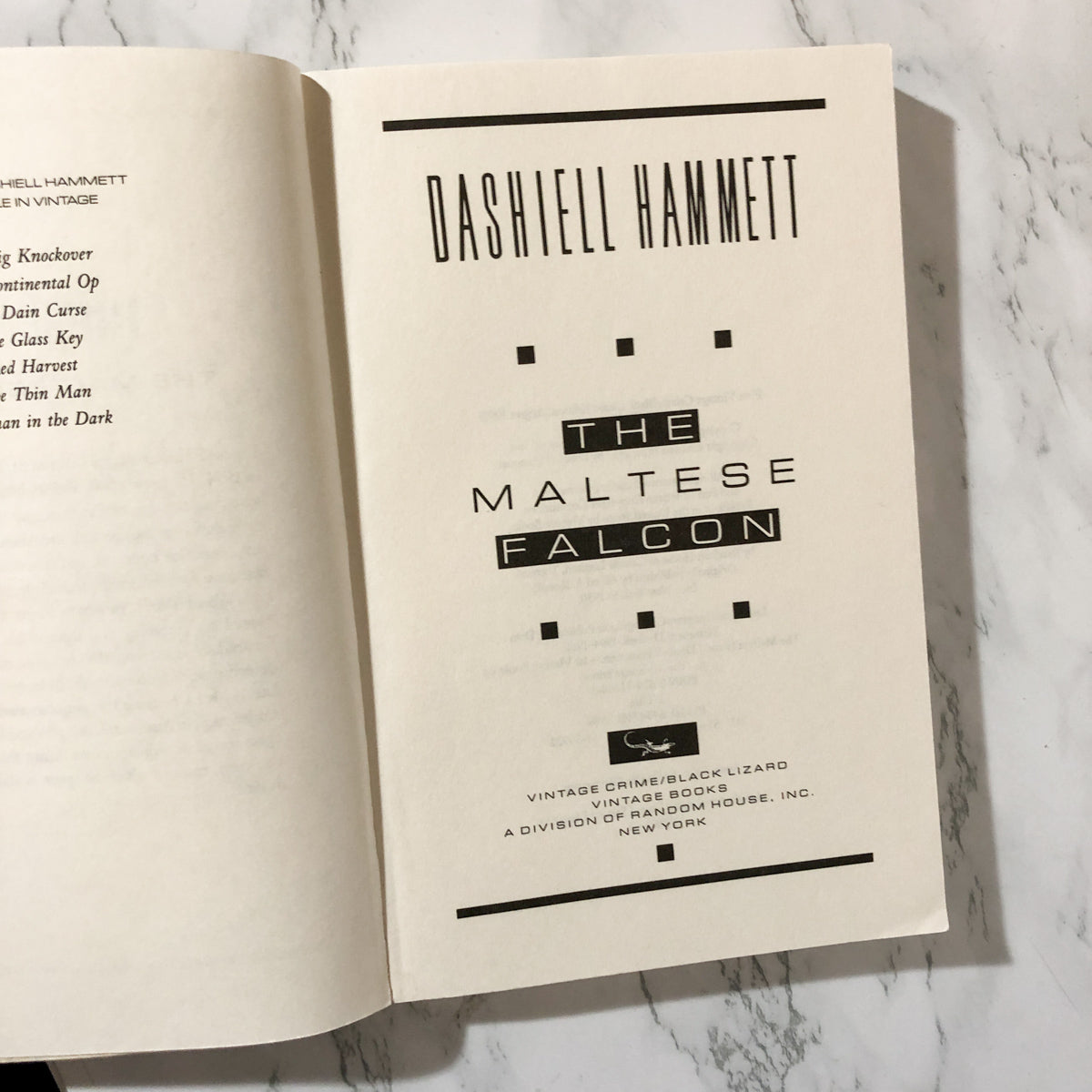 The Maltese Falcon by Dashiell Hammett [1992 TRADE PAPERBACK] - Bookshop Apocalypse