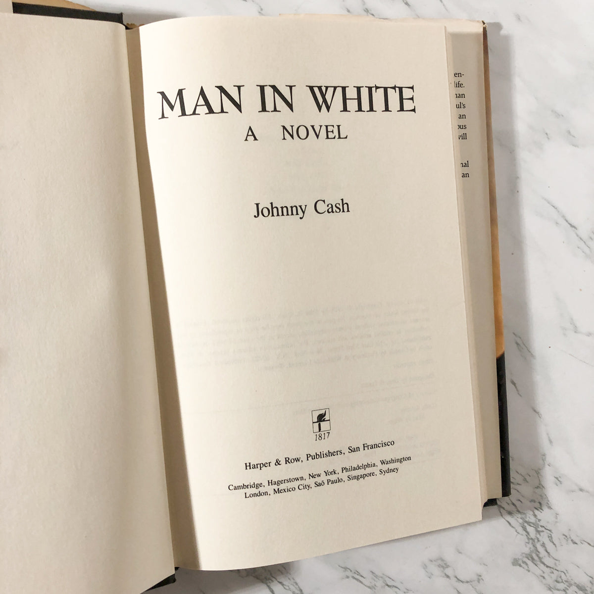 Man in White by Johnny Cash [FIRST EDITION] - Bookshop Apocalypse