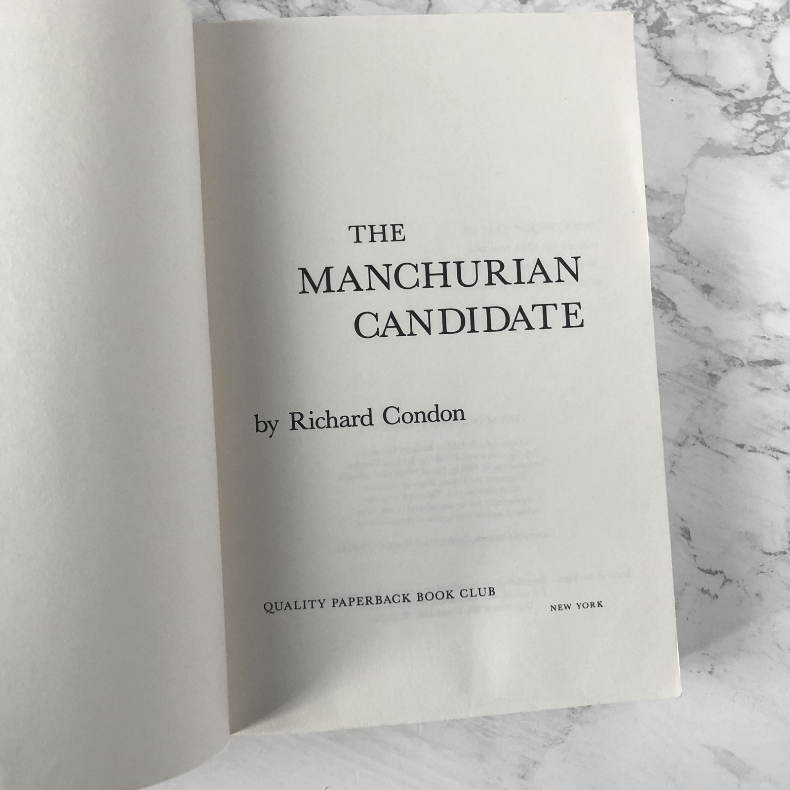 The Manchurian Candidate by Richard Condon - Bookshop Apocalypse