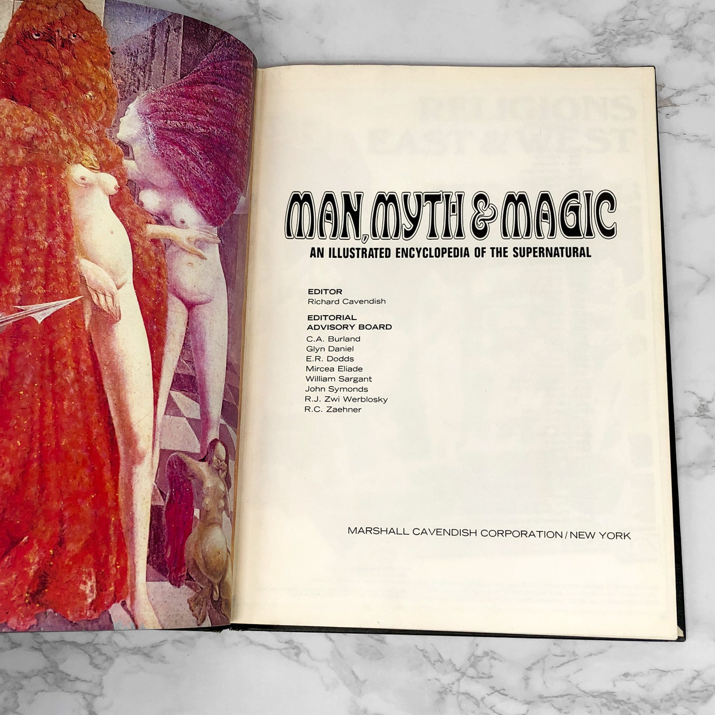 Man, Myth And Magic: An Illustrated Encyclopedia Of The Supernatural VOL. 2 by Richard Cavendish [FIRST EDITION] 1970